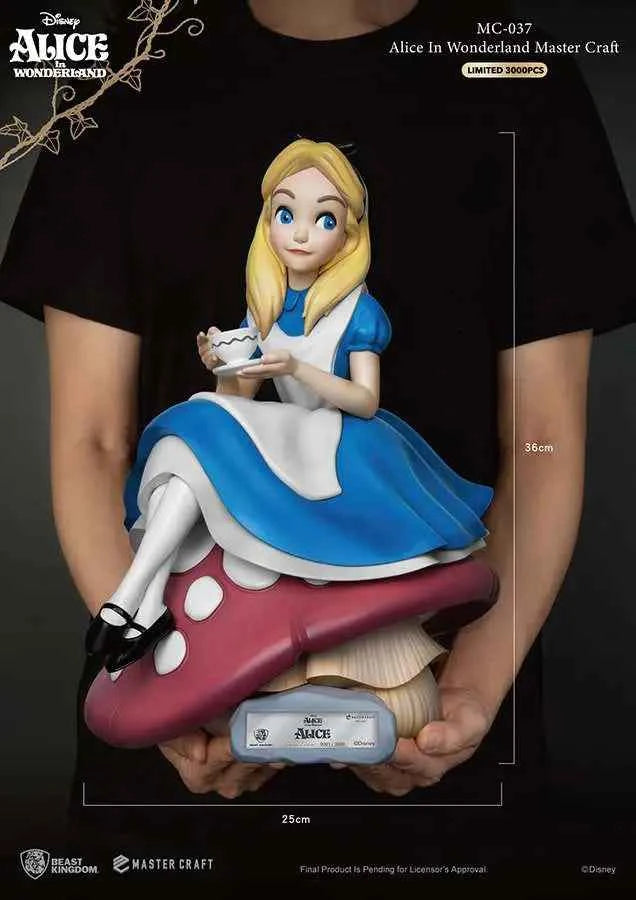 Disney Alice im Wunderland Master Craft Statue 36 cm – Beast Kingdom - Actionfigurenwelt - Actionfigur Sammlerstück