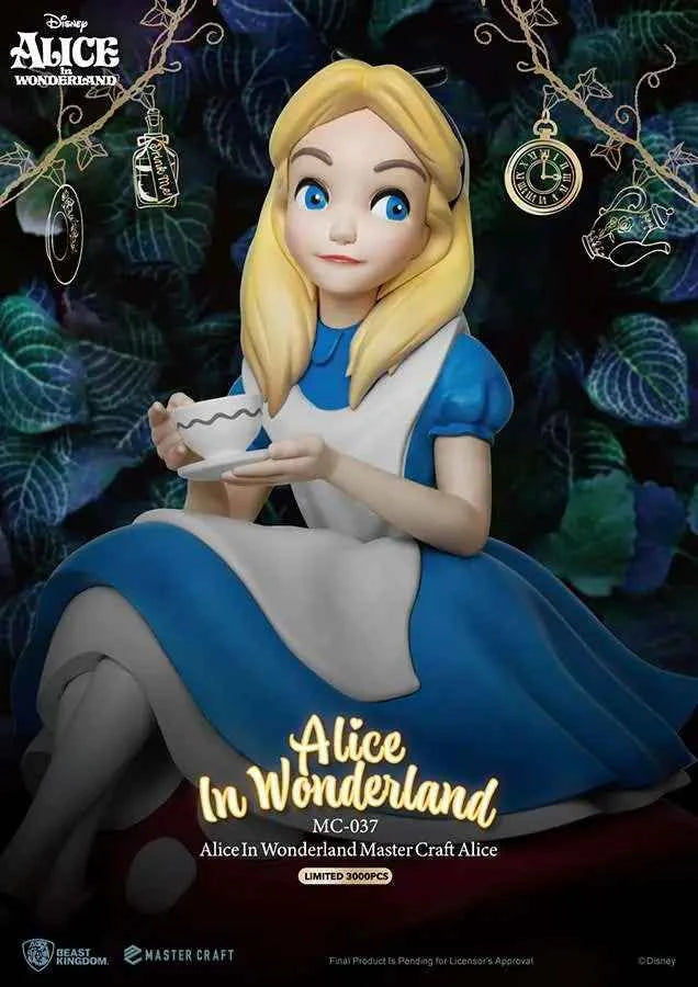 Disney Alice im Wunderland Master Craft Statue 36 cm – Beast Kingdom - Actionfigurenwelt - Actionfigur Sammlerstück