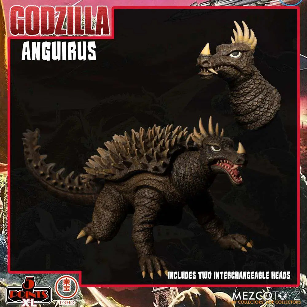 Mezco Toys 5 Points XL Godzilla: Destroy All Monsters (1968) Round 1 Set