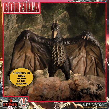 Mezco Toys 5 Points XL Godzilla: Destroy All Monsters (1968) Round 1 Set