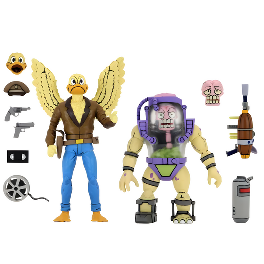 NECA TMNT Cartoon Ace Duck & Mutagen Man Actionfiguren 2er-Pack