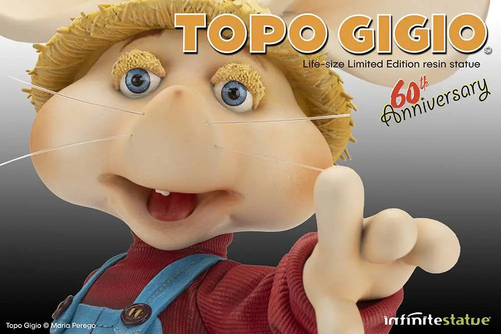 Topo Gigio Lebensgroße Statue (1:1) | Infinite Statue 60th Anniversary