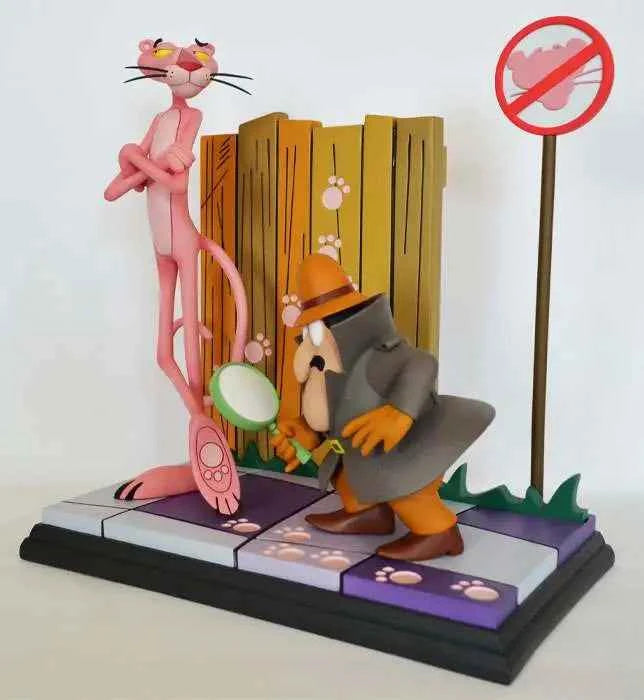 Hollywood Collectibles: Der Rosarote Panther & Der Inspektor – 40 cm Deluxe Statue