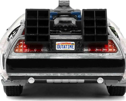 Zurück in die Zukunft – DeLorean Time Machine 1:24 Die-Cast Modell mit Licht – Jada Toys
