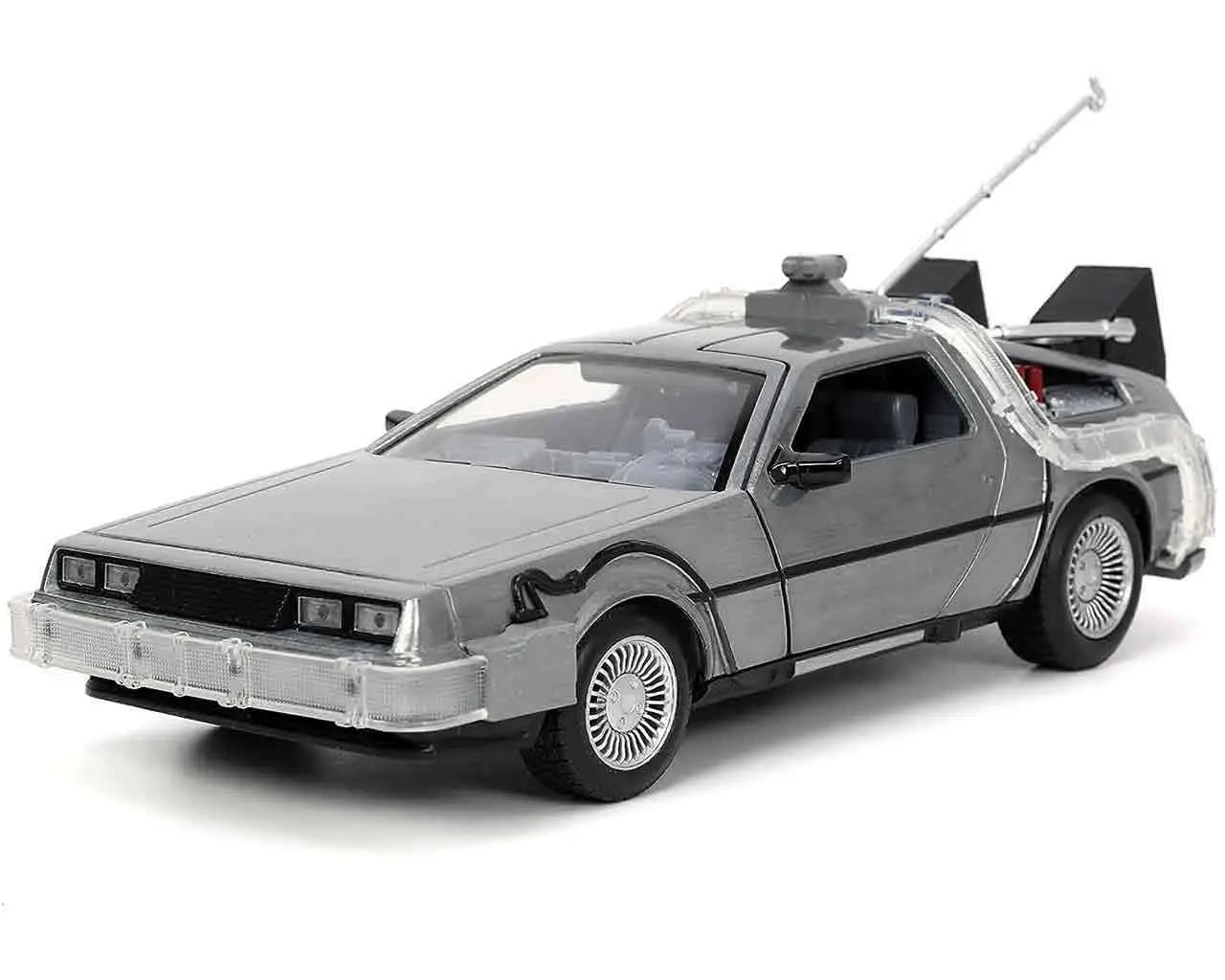 Zurück in die Zukunft – DeLorean Time Machine 1:24 Die-Cast Modell mit Licht – Jada Toys