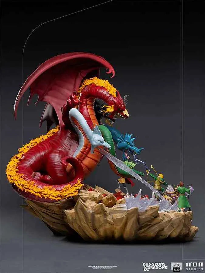 Iron Studios Demi Art Scale 1/20: Dungeons & Dragons – Tiamat Battle Diorama