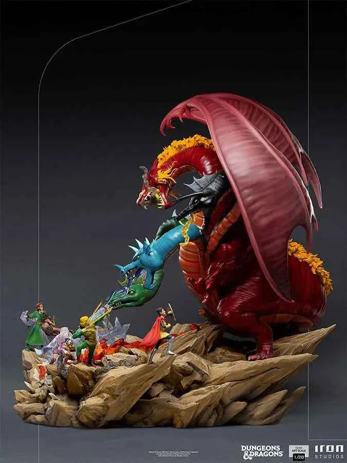 Iron Studios Demi Art Scale 1/20: Dungeons & Dragons – Tiamat Battle Diorama