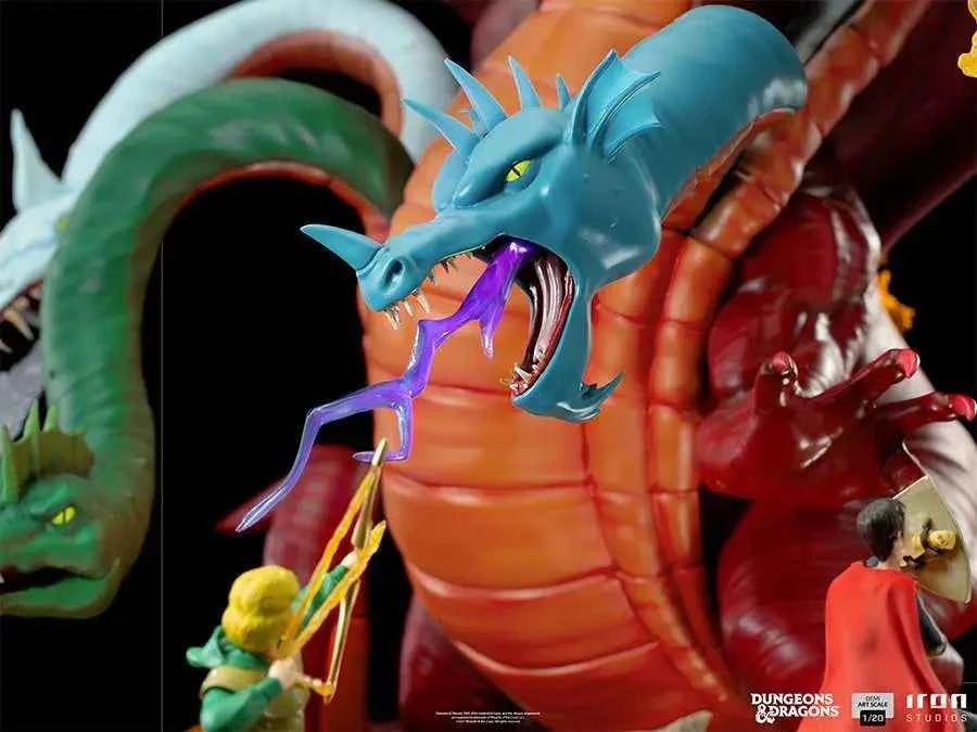 Iron Studios Demi Art Scale 1/20: Dungeons & Dragons – Tiamat Battle Diorama