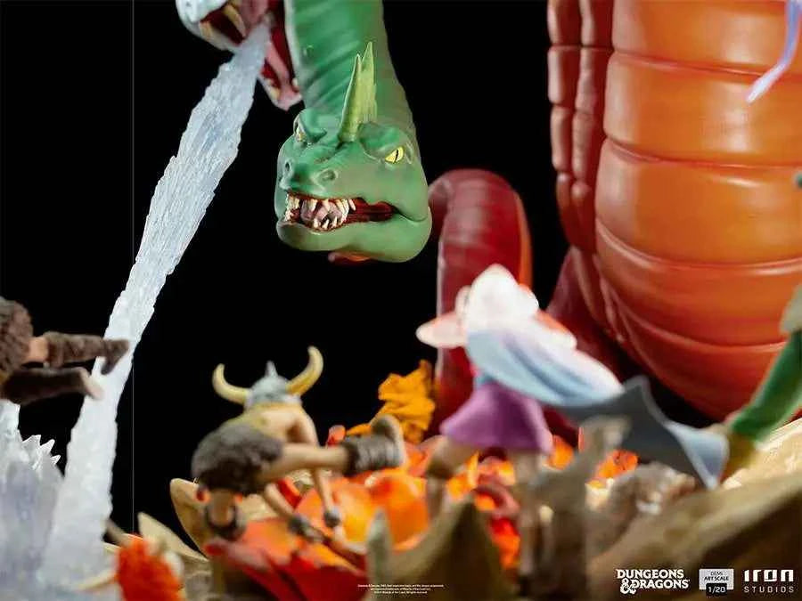 Iron Studios Demi Art Scale 1/20: Dungeons & Dragons – Tiamat Battle Diorama