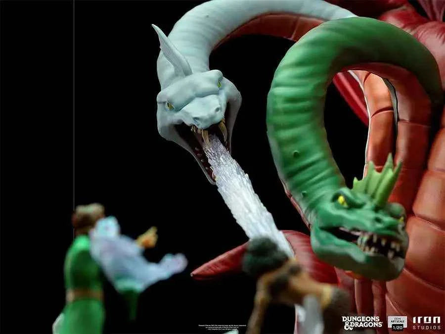 Iron Studios Demi Art Scale 1/20: Dungeons & Dragons – Tiamat Battle Diorama