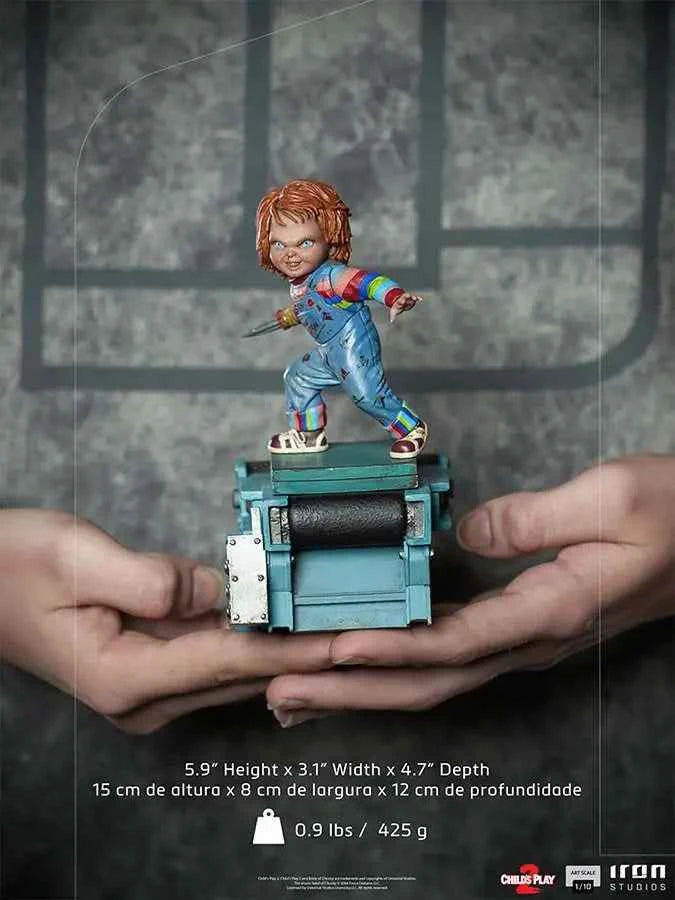 Iron Studios Art Scale 1/10: Child's Play 2 – Chucky Statue (15 cm)