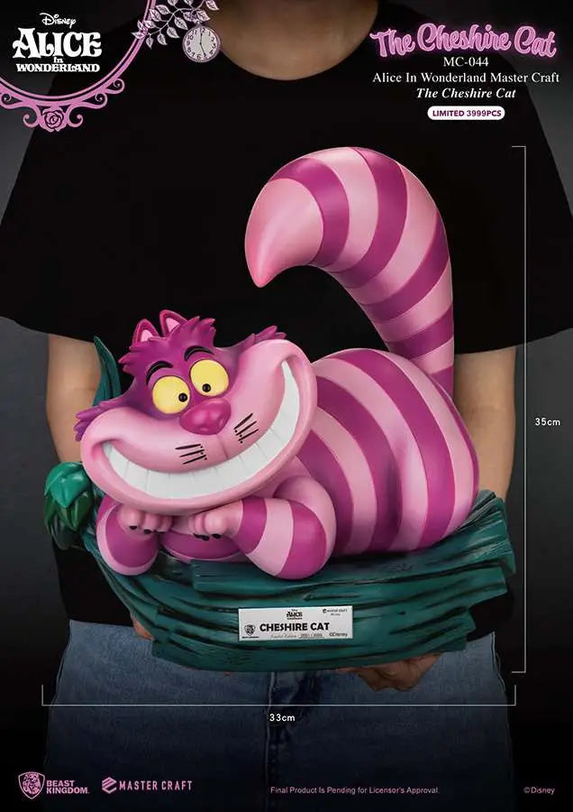 Alice im Wunderland Master Craft Grinsekatze Statue 34 cm – Beast Kingdom