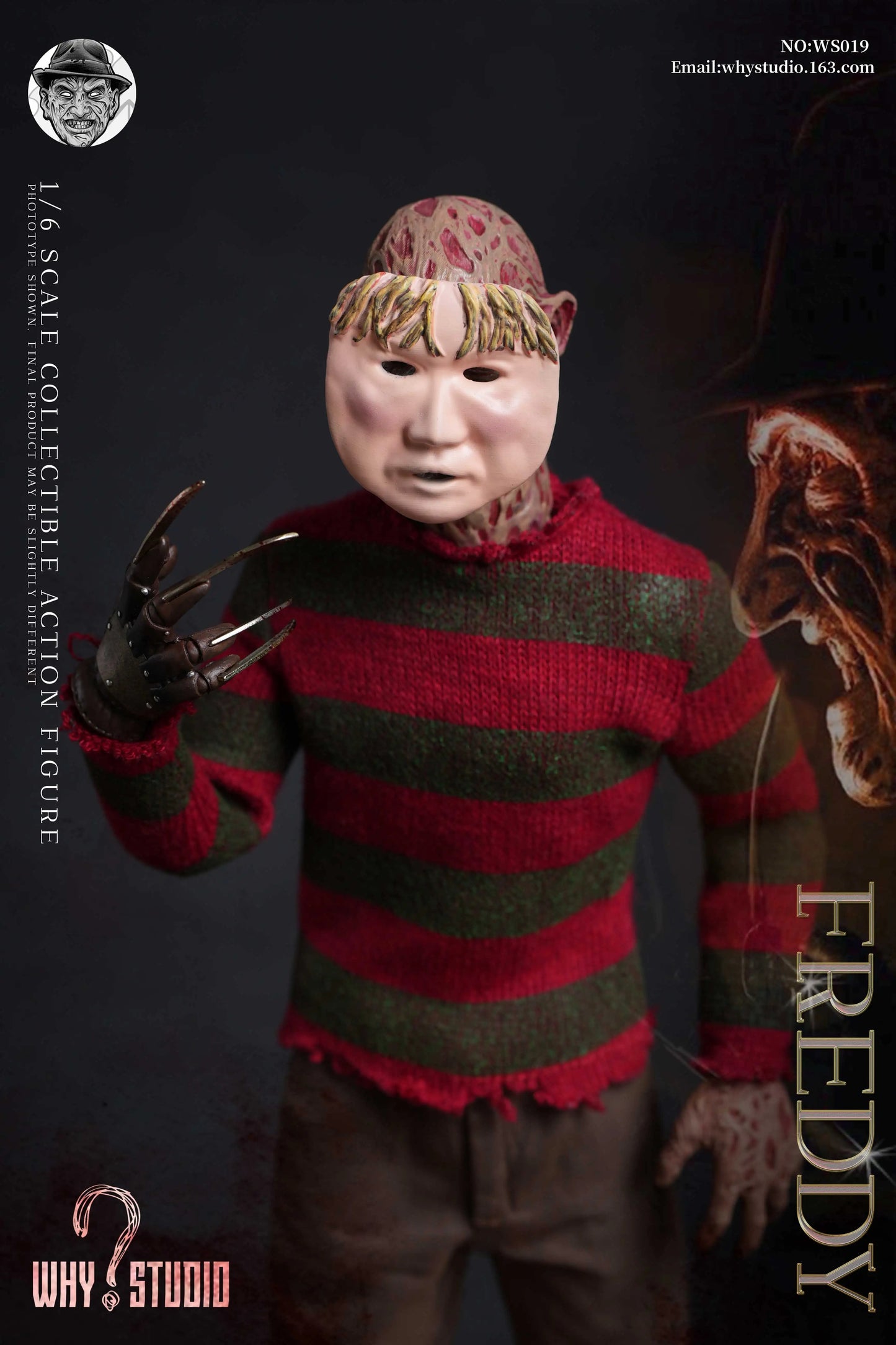 Freddy Krueger Vs. Jason Vorhees 1/6 Scale Actionfigur Ws018 019 020 WHY?STUDIO