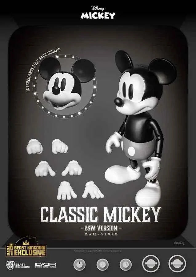 Beast Kingdom DAH-050SP Mickey Mouse Classic – B&W Version Actionfigur