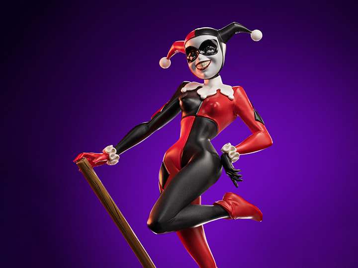 Batman animierte Harley Quinn 1/10 Statue Iron Studios