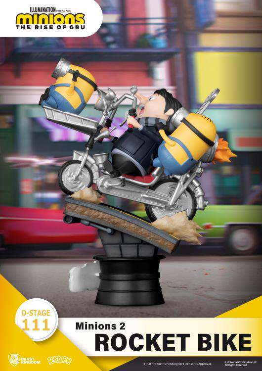 D-Stage Minions 2 Raketenfahrrad 15cm Figuren Beast Kingdom