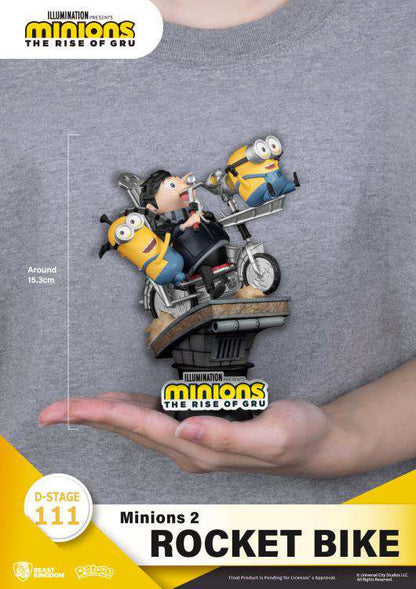 D-Stage Minions 2 Raketenfahrrad 15cm Figuren Beast Kingdom