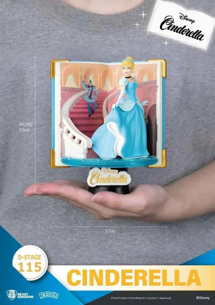 Beast Kingdom D-Stage DS-115: Disney Storybook Serie – Cinderella Diorama (15 cm)