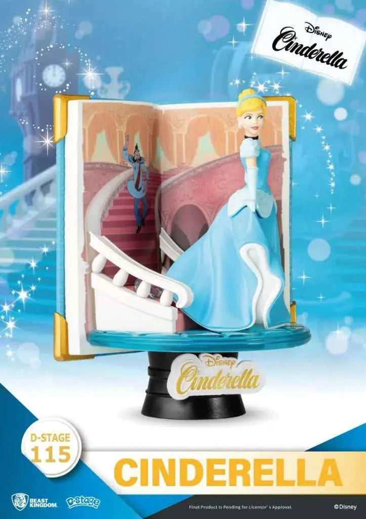 Beast Kingdom D-Stage DS-115: Disney Storybook Serie – Cinderella Diorama (15 cm)