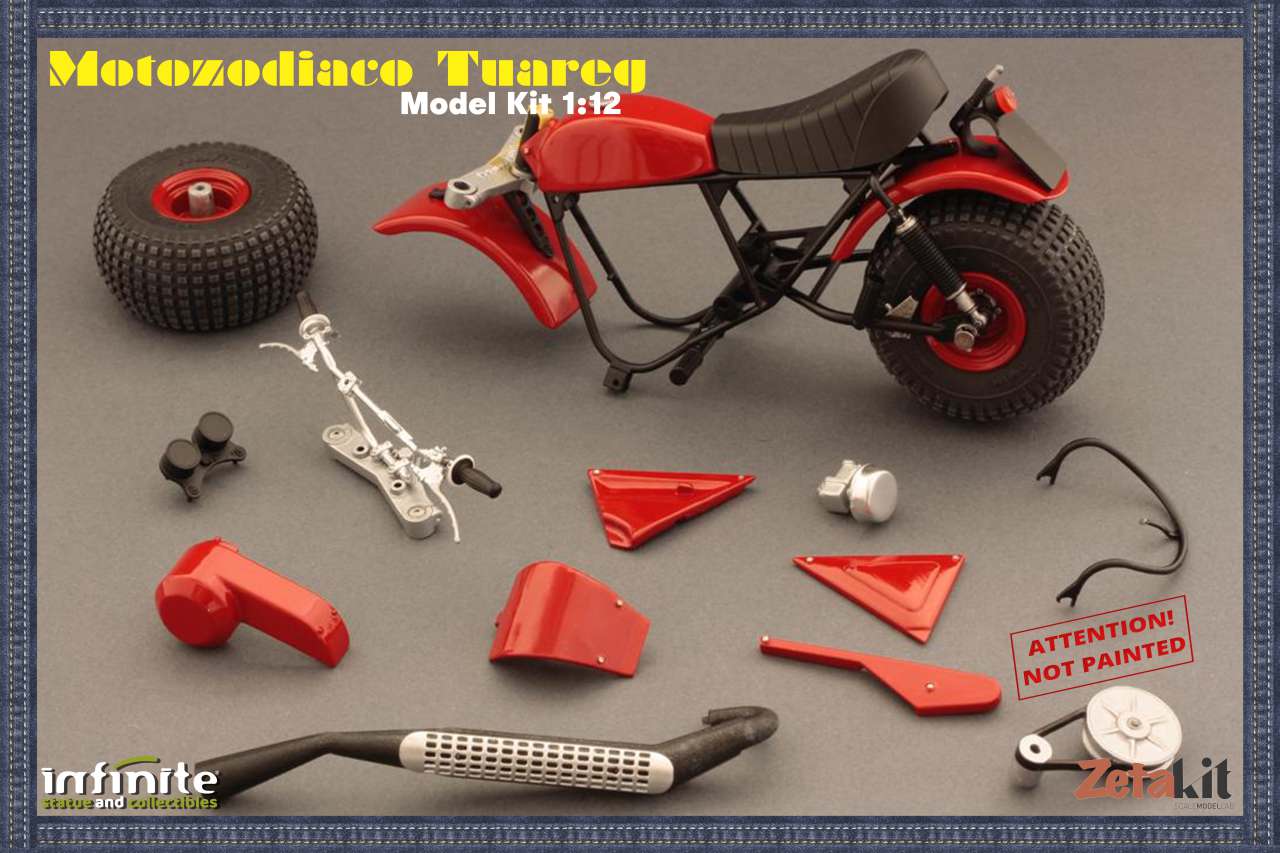 Bud Spencer Terence Hill Tuareg Moto Zodiaco Model Kit 1/12 Infinite Statue