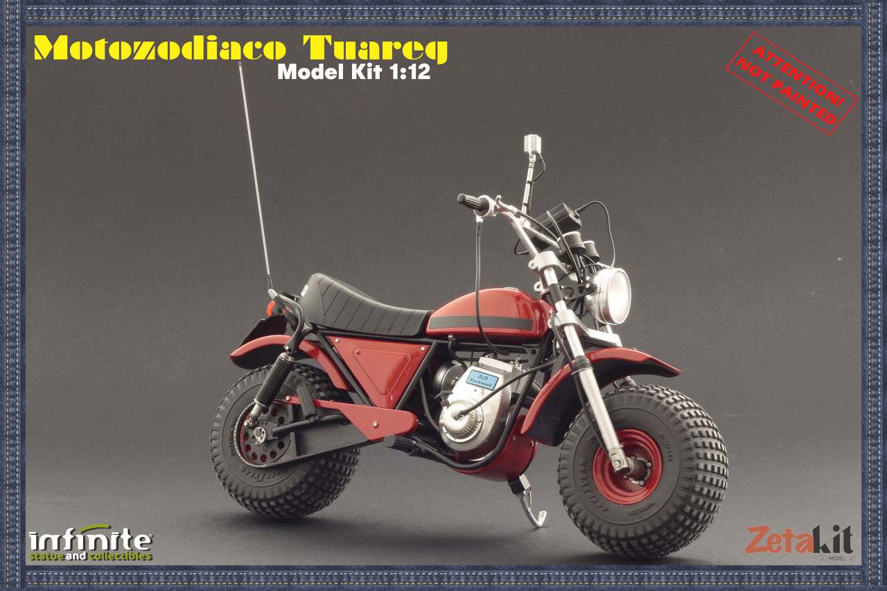 Bud Spencer Terence Hill Tuareg Moto Zodiaco Model Kit 1/12 Infinite Statue