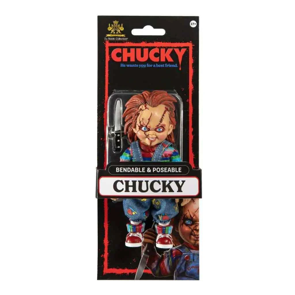 The Noble Collection Chucky Bendyfig – Biegsame Horror-Sammelfigur (14 cm)