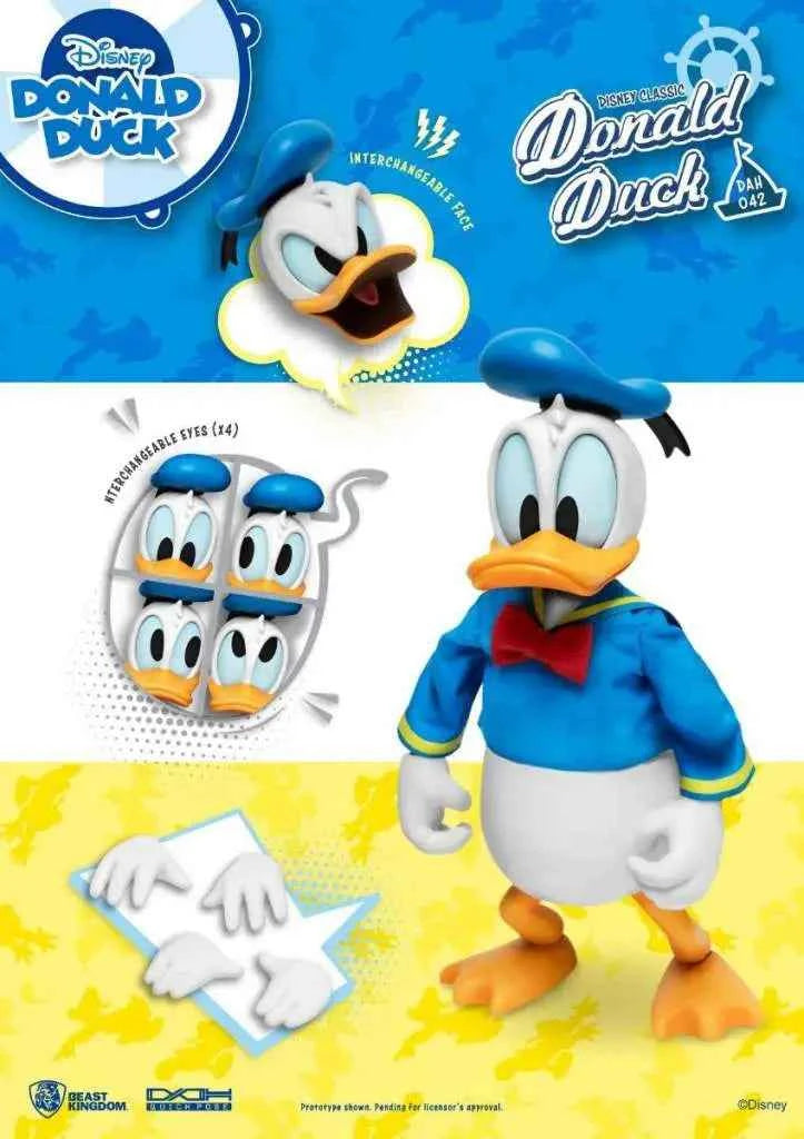 Beast Kingdom DAH-042: Disney Klassiker – Donald Duck Dynamic 8ction Heroes Actionfigur