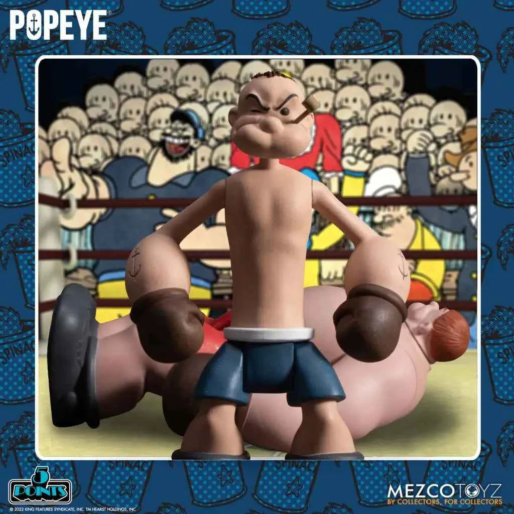 Mezco Popeye Box-Set – 5 Points Deluxe Edition - Actionfigurenwelt - Actionfigur Sammlerstück