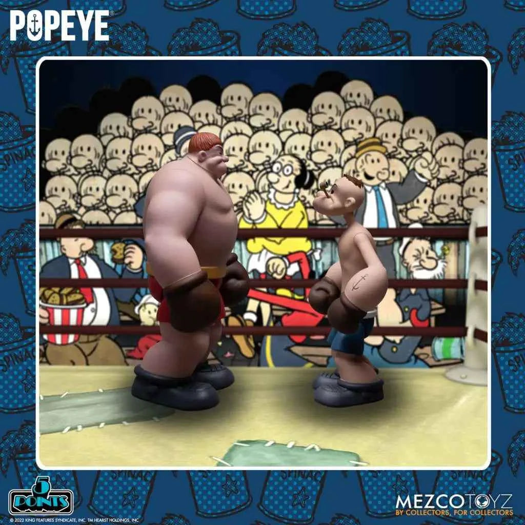 Mezco Popeye Box-Set – 5 Points Deluxe Edition - Actionfigurenwelt - Actionfigur Sammlerstück