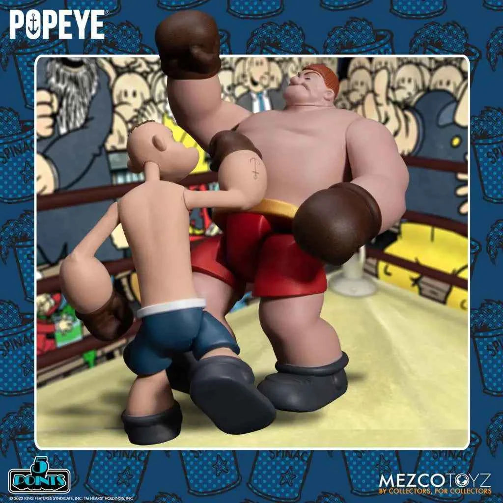 Mezco Popeye Box-Set – 5 Points Deluxe Edition - Actionfigurenwelt - Actionfigur Sammlerstück