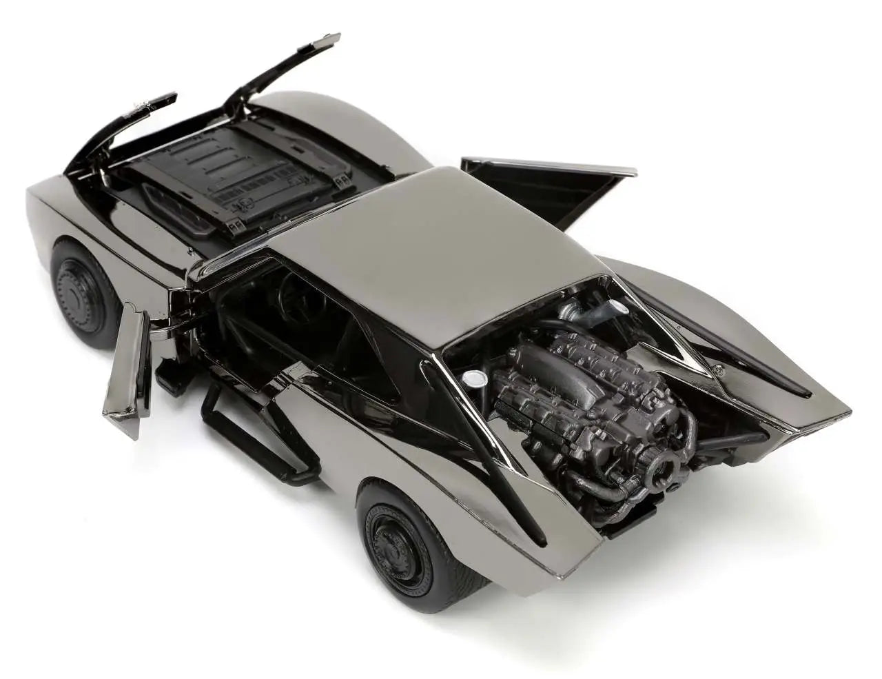 Jada Toys Next Level 1:24 Batmobil & Batman (2022) – SDCC Chrome Edition