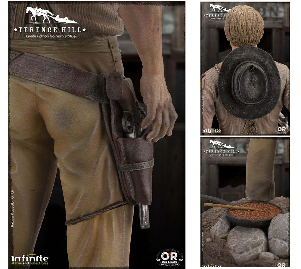 Terence Hill Old & Rare 1/6 Resin Statue Infinite Statue