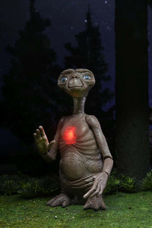 E.T. 40. Jubiläum DLX Led Brust Af Actionfigur NECA