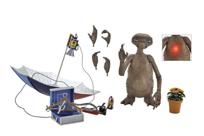 E.T. 40. Jubiläum DLX Led Brust Af Actionfigur NECA