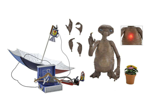 E.T. 40. Jubiläum DLX Led Brust Af Actionfigur NECA