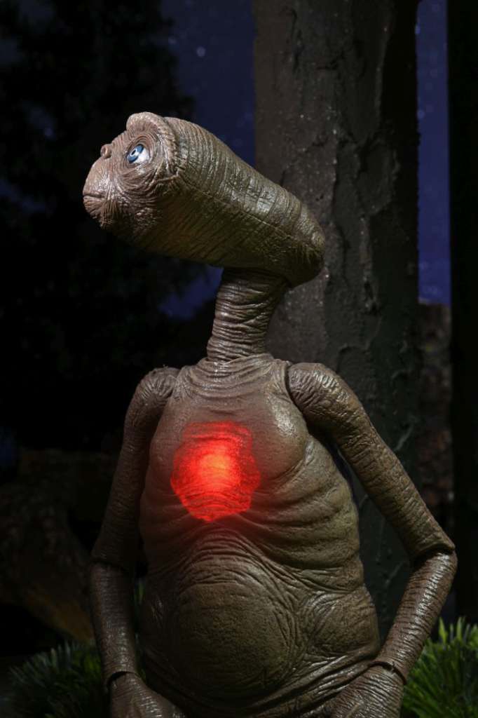 E.T. 40. Jubiläum DLX Led Brust Af Actionfigur NECA