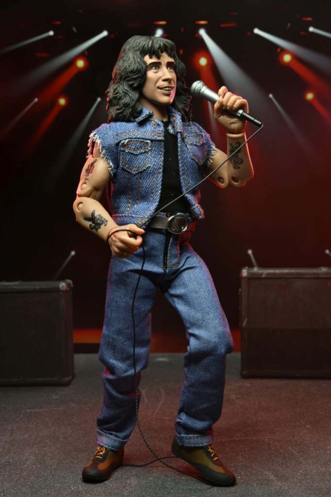 AC/DC  Bon Scott Highway To Hell Cloth Af NECA Actionfigur