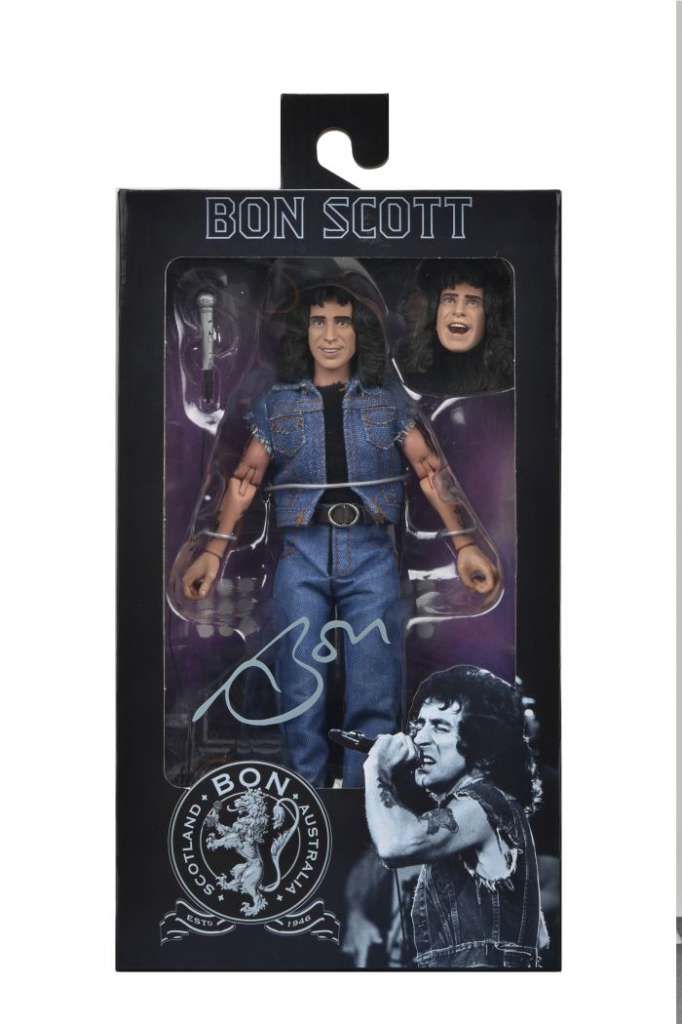 AC/DC  Bon Scott Highway To Hell Cloth Af NECA Actionfigur