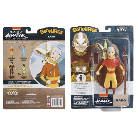 Avatar The Last Airbender Aang Bendyfig Figur 7 Zoll/18 cm Noble Collections