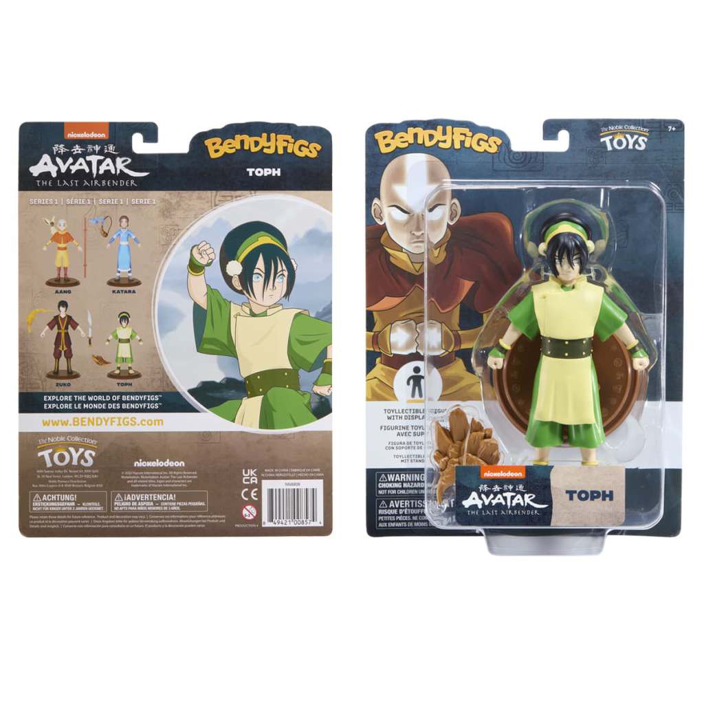 Avatar The Last Airbender Toph Bendyfigs Figur 18cm Noble Collections