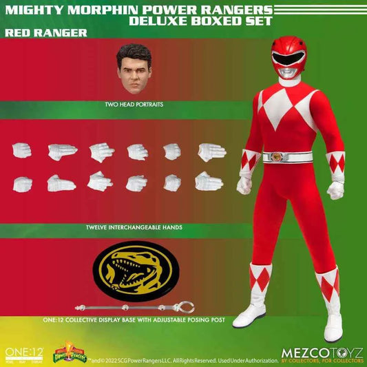 Mezco Toyz One:12 Collective Mighty Morphin Power Rangers Deluxe-Set (5er Pack) - Actionfigurenwelt - Actionfigur Sammlerstück