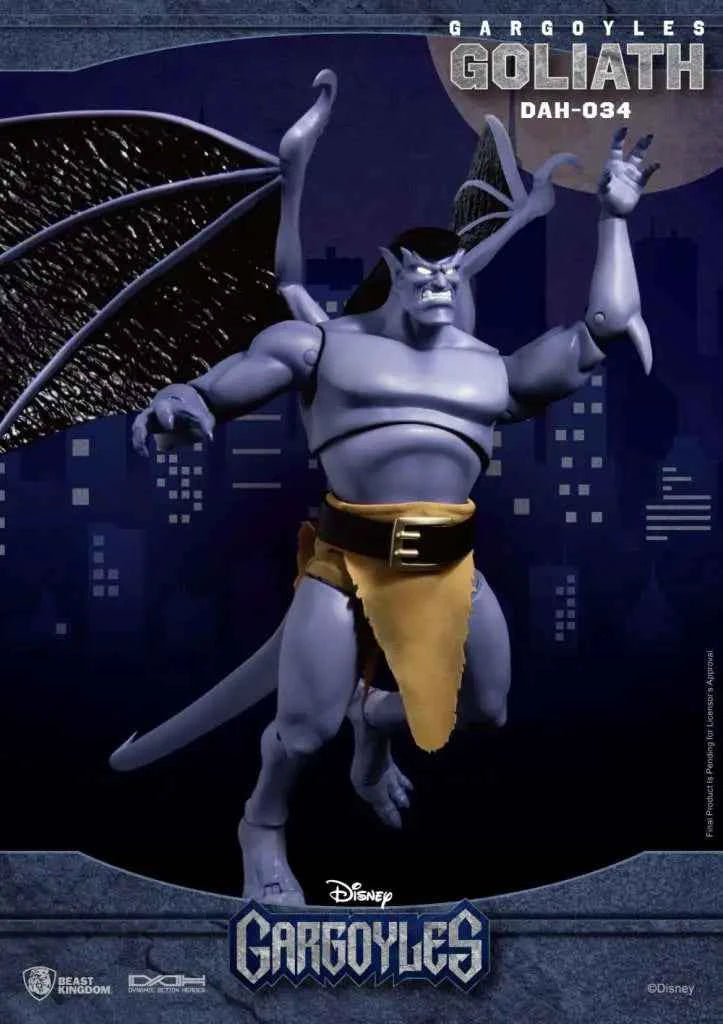 Beast Kingdom DAH-034 Gargoyles Goliath Actionfigur (21 cm) - LED Augen