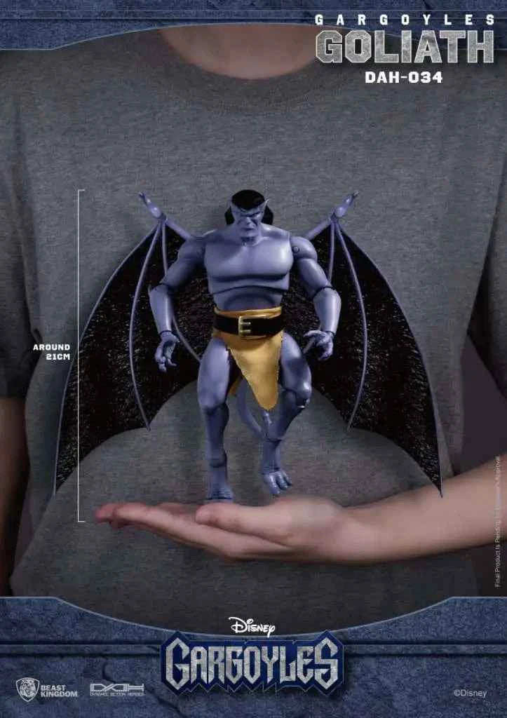 Beast Kingdom DAH-034 Gargoyles Goliath Actionfigur (21 cm) - LED Augen