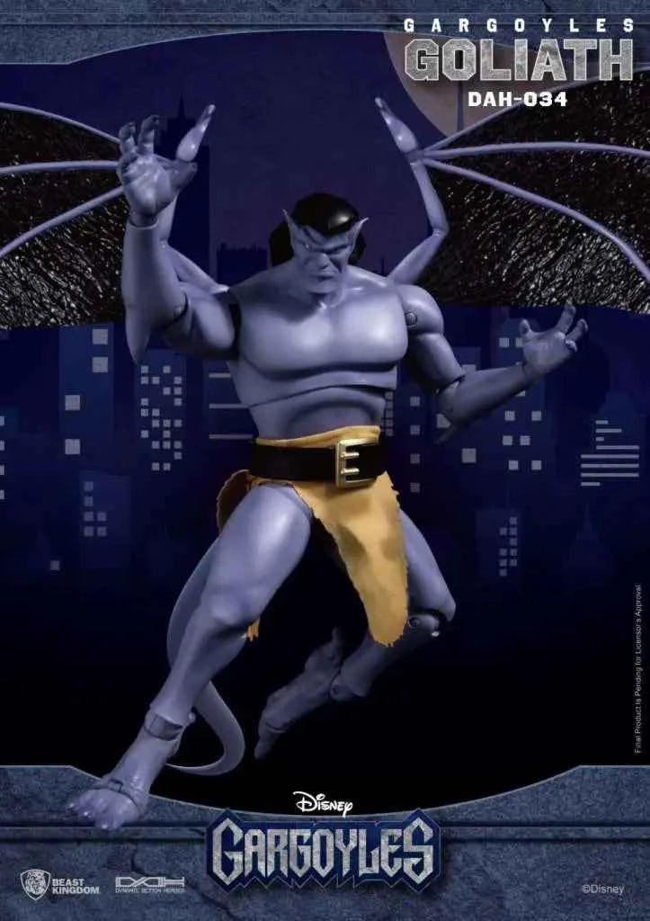 Beast Kingdom DAH-034 Gargoyles Goliath Actionfigur (21 cm) - LED Augen