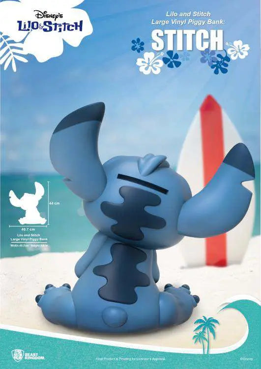 Beast Kingdom VPB-001 Lilo & Stitch: Stitch – Große Vinyl-Spardose & Figur (44 cm)