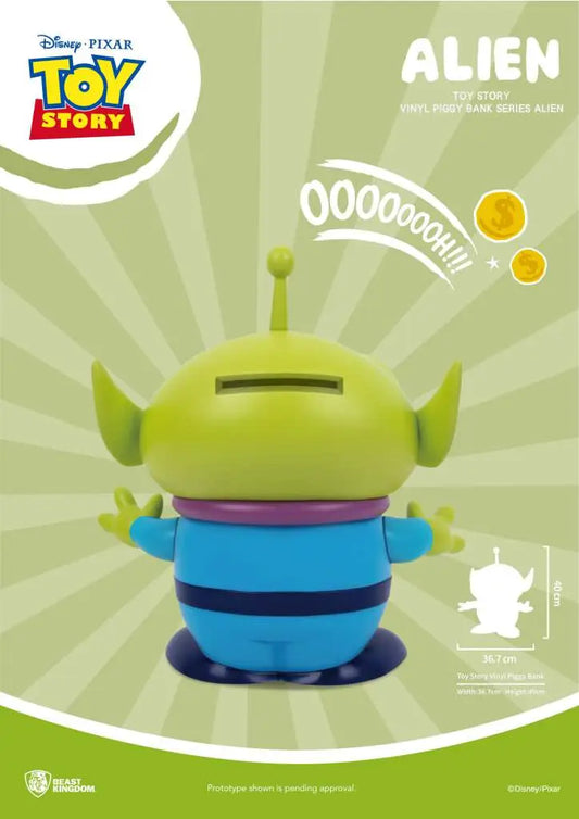 Beast Kingdom Toy Story Alien Große Vinyl-Spardose – 40 cm