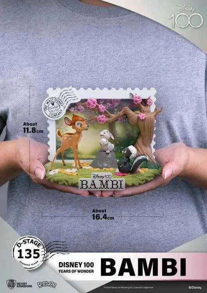 Disney 100 Jahre Bambi D-Stage Diorama DS-135 – Beast Kingdom - Actionfigurenwelt - Actionfigur Sammlerstück