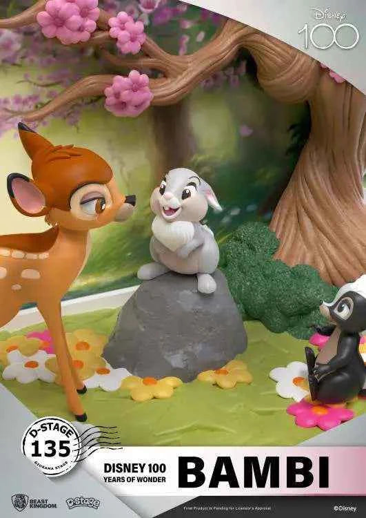 Disney 100 Jahre Bambi D-Stage Diorama DS-135 – Beast Kingdom - Actionfigurenwelt - Actionfigur Sammlerstück