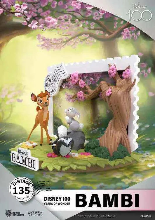 Disney 100 Jahre Bambi D-Stage Diorama DS-135 – Beast Kingdom - Actionfigurenwelt - Actionfigur Sammlerstück