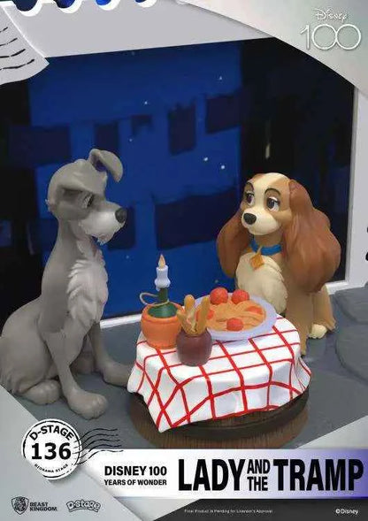 Beast Kingdom D-Stage DS-136: Disney 100 Years of Wonder – Susi und Strolch Diorama